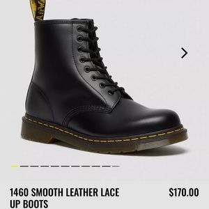 Dr. Martens 1460 Smooth Leather Lace Up Boots